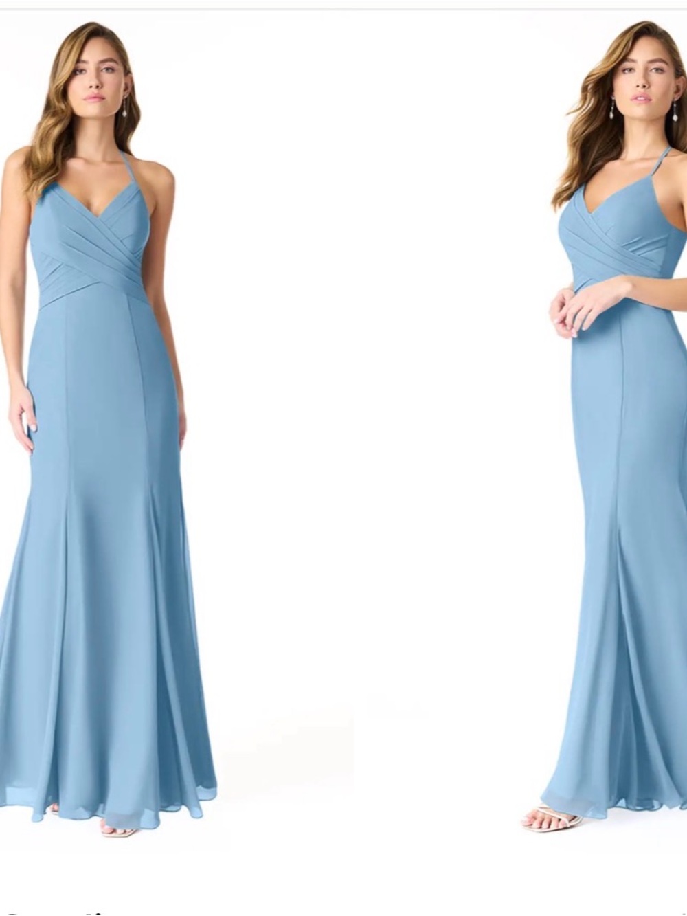 Azazie Carolina size 2 like new